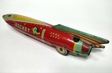Vintage 1950 Spaceship Rocket Tin Toys Games Toys And Goods Very Rare Item
