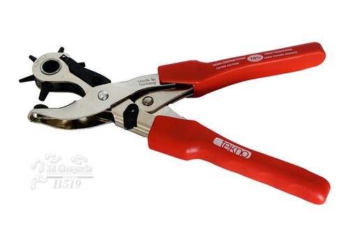 Pinza revolver 6 fustelle per forare con poco sforzo impugnatura confort - Foto 3 di 6