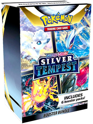 Buy Pokemon TCG Silver Tempest Booster Bundle Box 6 Pack Lot Sealed