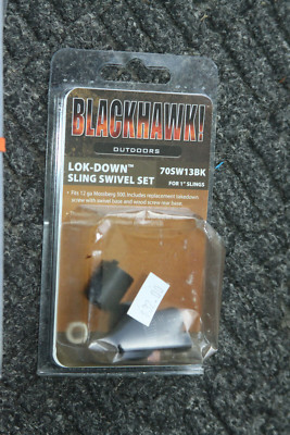 Blackhawk Lok Down Sling Swivel Set Mossberg 500 12 Ga 70SW13BK