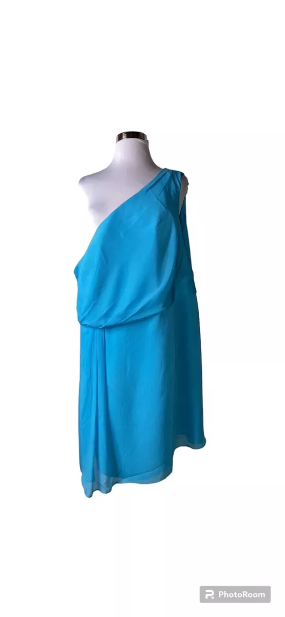 Malibu blue bridesmaid dress plus cheap size