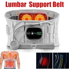 Update Heating Massage Decompression Belt Lumbar Support for Back Pain Relief