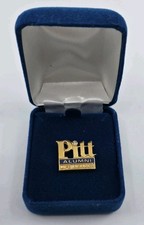 ​Pitt Alumni Life Member Pin University of Pittsburgh Gold Tone Diamond Accent
