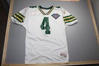 PRO LINE Green Bay Packers Brett Favre Wilson Jersey Sz 46 Large 75th Patch
