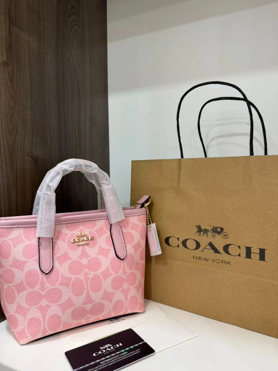 Coach Pink Tote Bags & Handbags for Women for sale | eBay