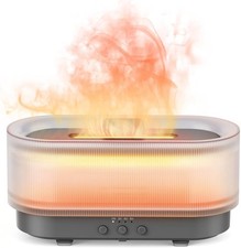 Diffusore di Aromi Effetto Fiamma Realistica - Umidificatore Ultrasuoni 6 Colori