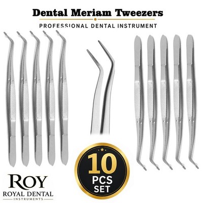 Dental Meriam Tweezers Medical Nursing Cotton Dressing Tissue Forceps Instrument