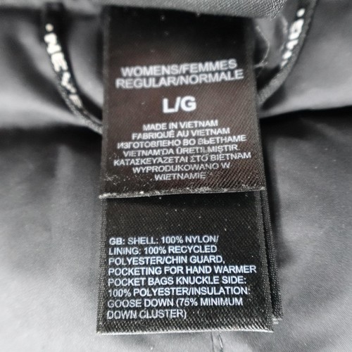 The North Face Jacket Womens Large Black 600 Fill Down Puffer Metropolis Coat - Picture 6 of 19