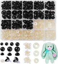 364PCS Safety Eyes Noses Set 6-18mm for Amigu...