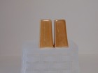 Vintage Japan Small Peach Lusterware Salt & Pepper Shakers — photo 3