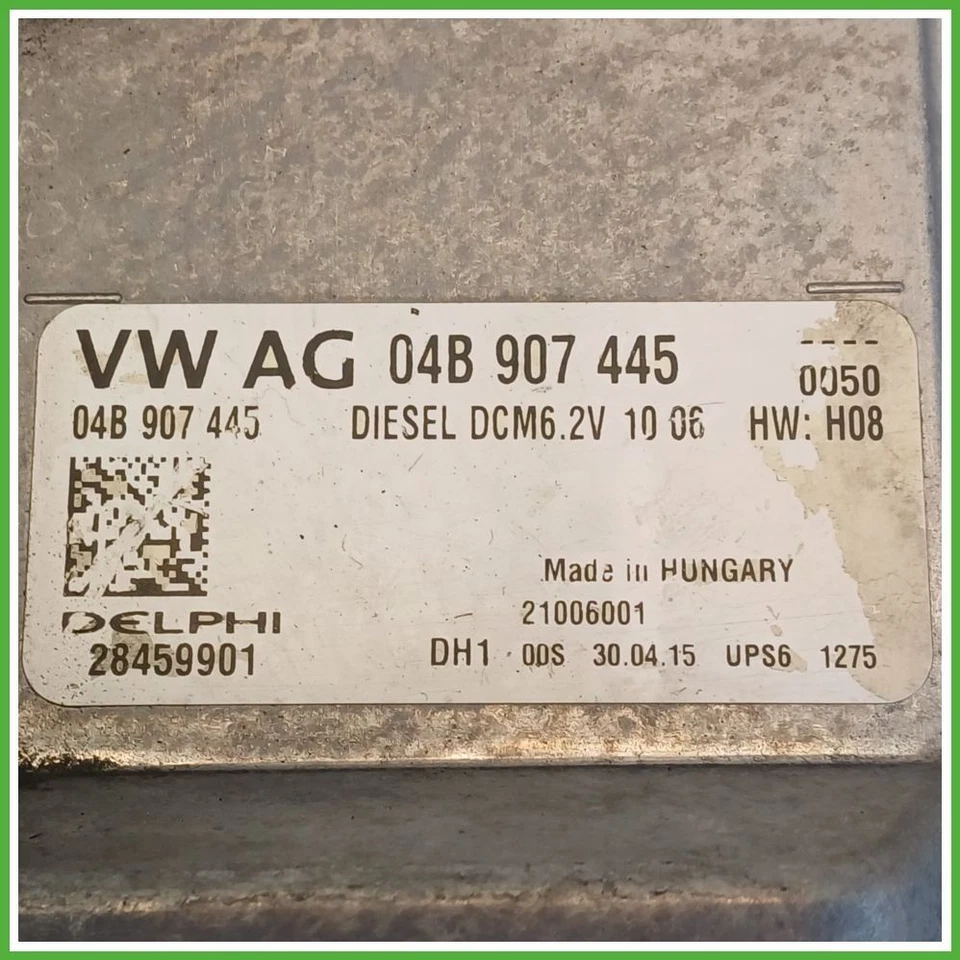 Centralina DELPHI 28459901 VOLKSWAGEN POLO 6C 1.4 TDI 66kw 04B906027B - Imagen 2 de 4