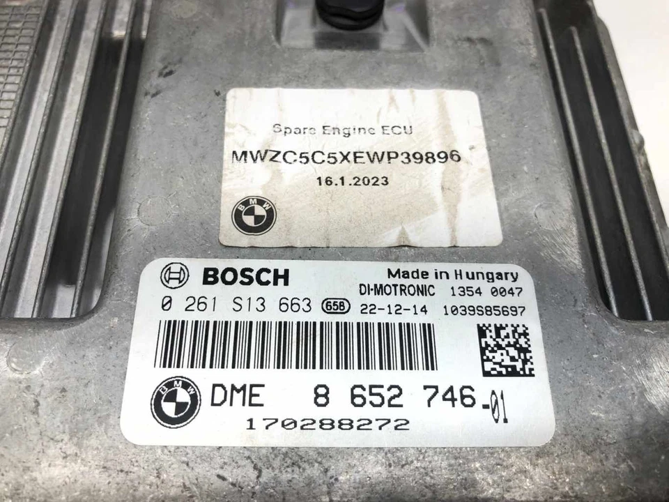 Mini Cooper Countryman S 2013-16 AWD 1,6 L módulo de control del motor ECM 12148652746 Foto 3 de 4