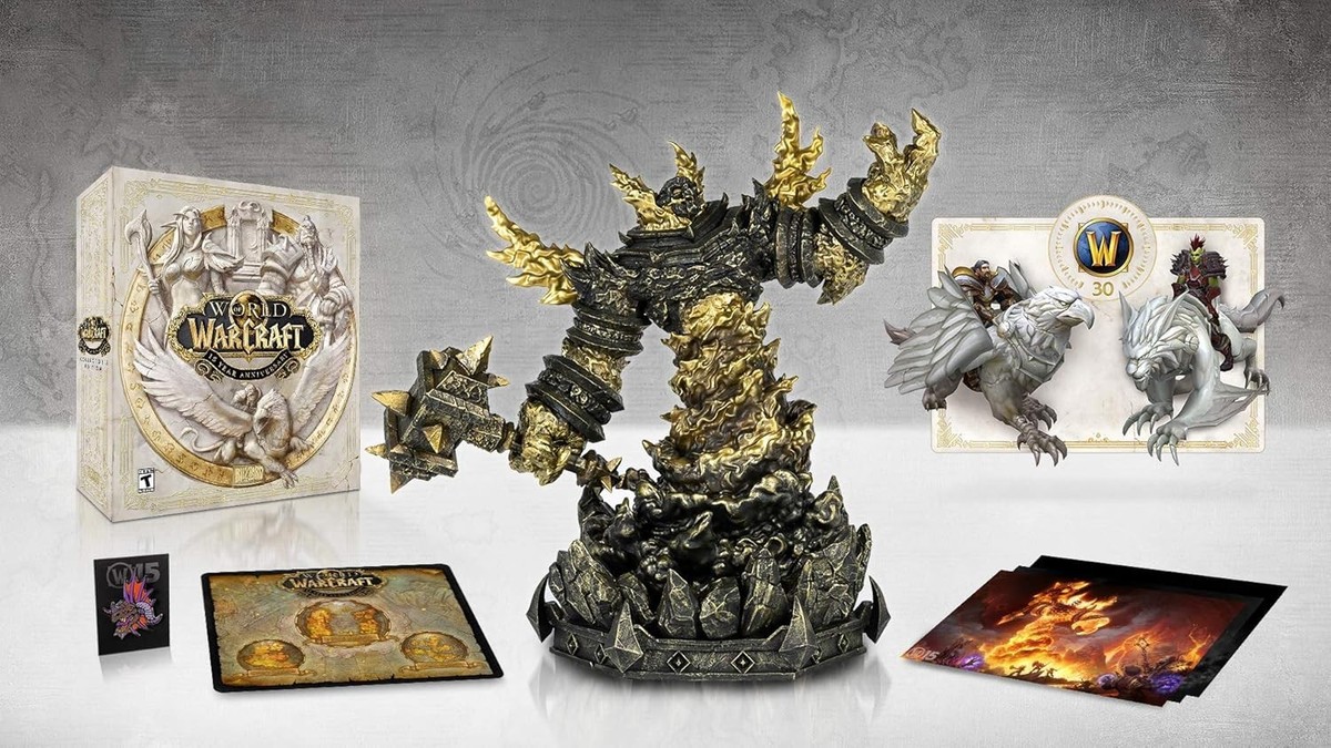 World of Warcraft 15th ラグナロス　フィギュア World of Warcraft: 15th Anniversary Collector's Edition(PC, 2019