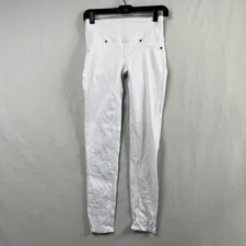 Ruby Ribbon Pants Womens Small White Jeggings  Stretch Skinny Denim