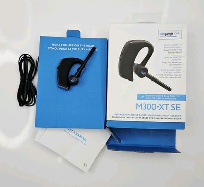 Blue Parrot M300-XT Noise Cancelling Bluetooth Headset-Black in factory box MINT
