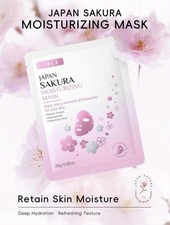 LAIKOU Sakura Face Mask, Moisturizing Tender Skin Sheet Masks 1 Mask 