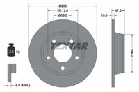 2X Textar Bremsscheibe 92117303 FüR Audi