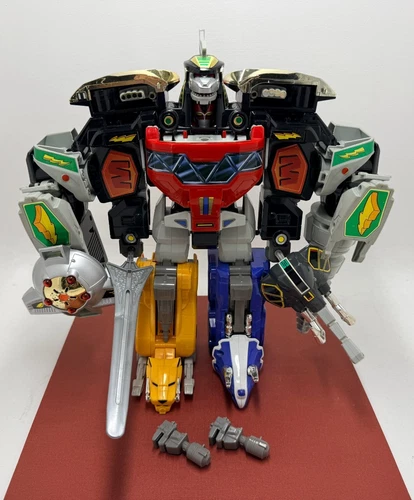 ☆ Mighty Morphin Power Rangers ☆ Deluxe Dino Megazord & Dragonzord Vintage 1990s
