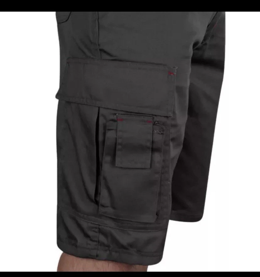 LCSHO806 Machine-Washable Classic Cargo Work wear Shorts with Multiple Pockets - Image 2 of 4