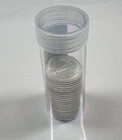 GEM BU Half-Roll (20) 1963/4 Washington Quarters 90% Silver $5 FV Uncirculated