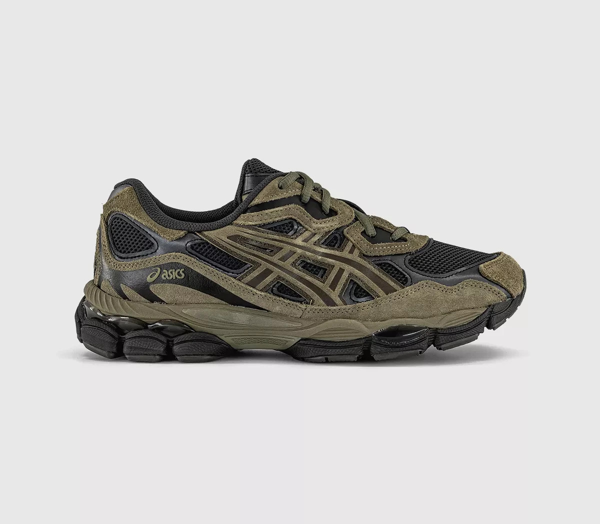 ASICS Gel NYC Trainers Loden Green Graphite Grey Shoes | eBay