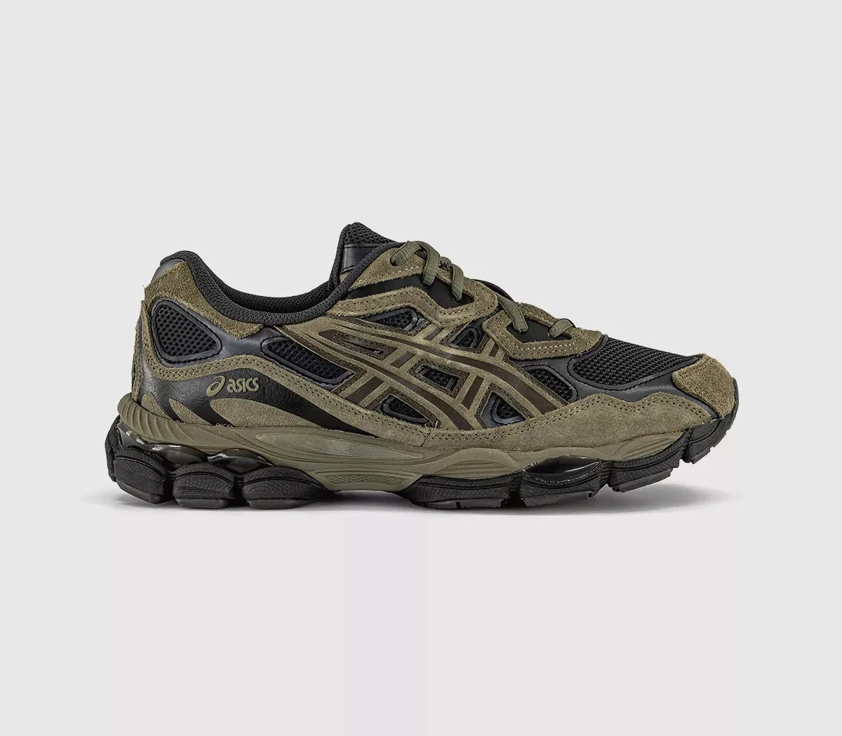 ASICS Gel NYC Trainers Loden Green Graphite Grey Shoes