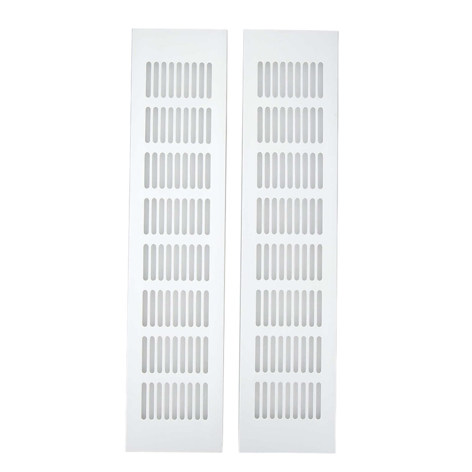 2Pcs Air Vent Ventilation Grille Aluminium Alloy Rectangular Vent Plate For BAJ