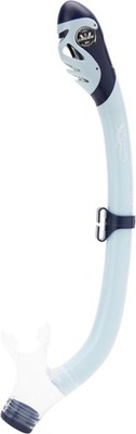 ''Dry Snorkels for Clear Visibility  Cressi Iguana Ice Cyan/Blue Navy''