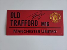 Lisandro Martinez Manchester United Road Sign Hand Signed