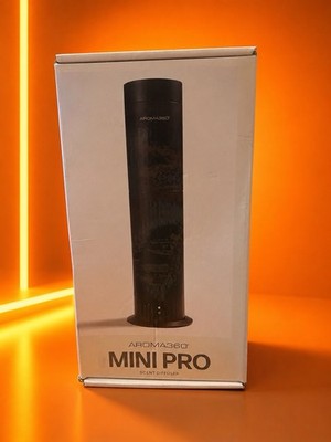 Aroma360 Mini Pro Scent Diffuser-Black/Remote/AC Adapter - NEW & IN BOX