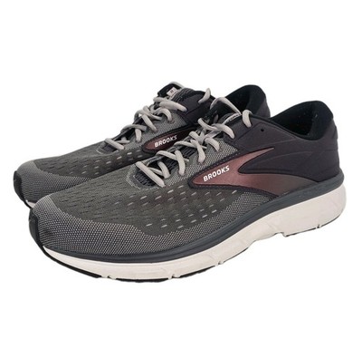 Brooks Dyad 11 Running Shoes Mens 14 D Blackened Pearl Alloy Red comfort support