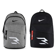 Nike 3 Brand Graphic Print Backpack Laptop Sleeves Organizer Pockets 9AT037
