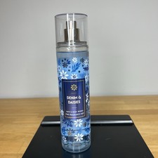 Bath and Body Works Denim  Daisies Fine Fragrance Body Mist 8 fl oz READ