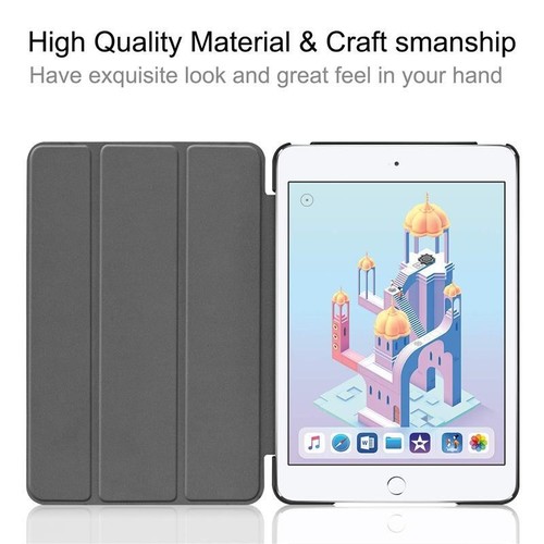 Smart Case for iPad mini 4th 5th Generation Leather Stand Cover Magnetic Sleep - Picture 7 of 44