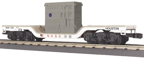 MTH 30-76933 NASA CENTRO DEPRIMIDO PLANO VAGÓN RIEL O CALIBRE 3 RIELES RD. #5033 | Zustand: New