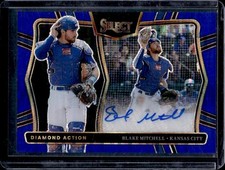 2025 Select Blake Mitchell Diamond Action Signatures Blue Pulsar Auto #DAS-BM
