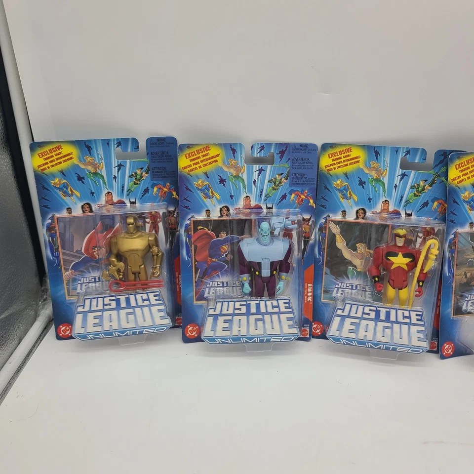 Lote de 6 Figuras de Acción Superhéroes Justice League Unlimited Mattel 2005 De Colección Foto 3 de 4