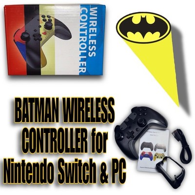 Premium Batman Novelty Wireless Gaming Controller Nintendo Switch, PC, Mobile