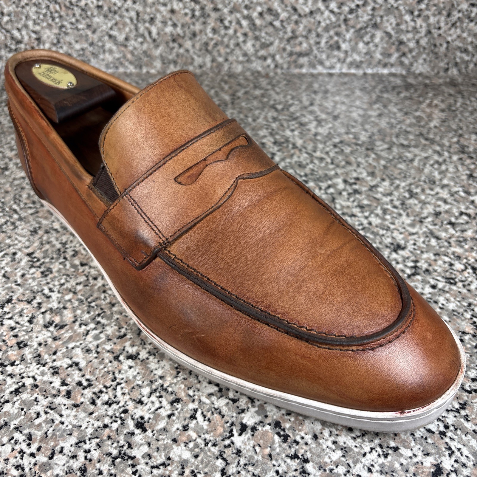 Allen Edmonds Randolph 5380 Chili Leather Penny Loafers Dress Sneakers 10.5EEE