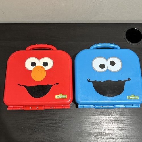 Sesame Street Elmo & Cookie Monster On the Go Letters & Numbers Cases ***READ