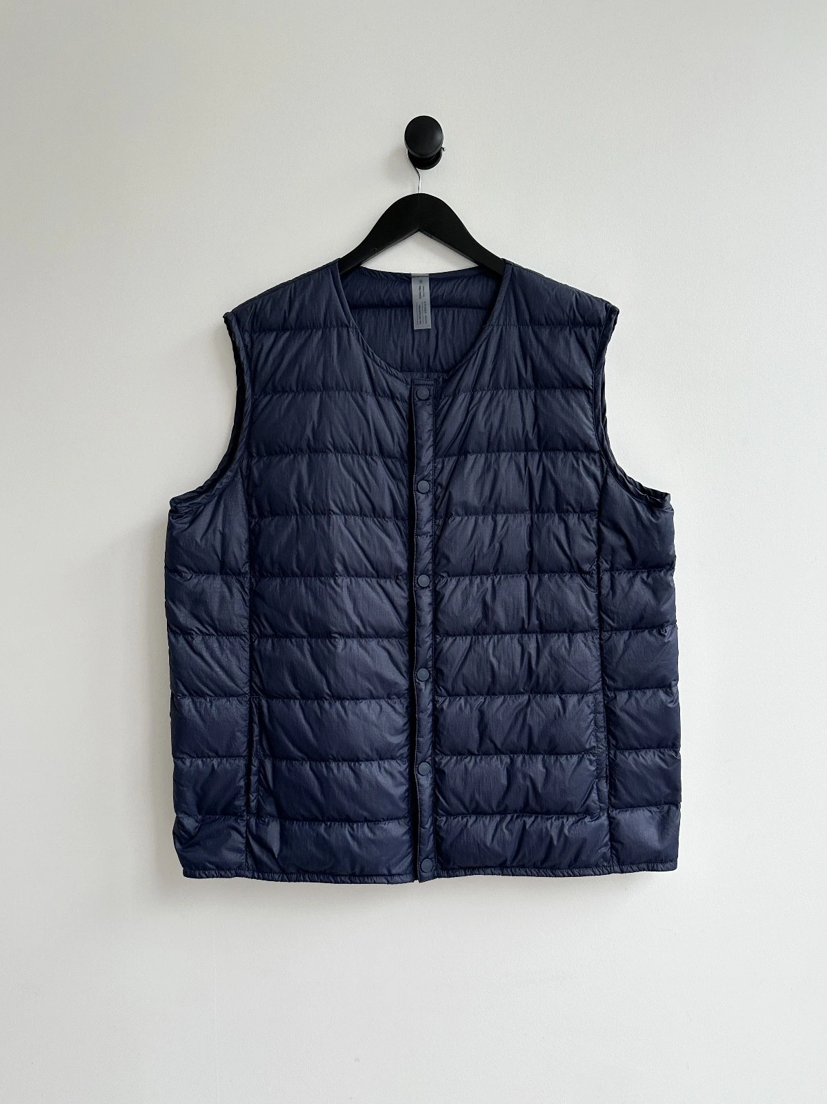 Outdoor Voices Navy Nylon Vest Gilet Lining Size XL XXL Mens