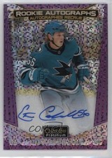 2024-25 O-Pee-Chee Platinum Rookie Violet Pixels 10/65 Ethan Cardwell Auto q2c