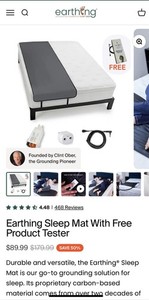 Grounding Mat for Sleep and Energy
