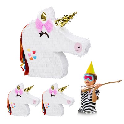 Pinata einhorn 3 Stück 41,5 cm Einhorn Piñata Unicorn Piñata Party Pinata