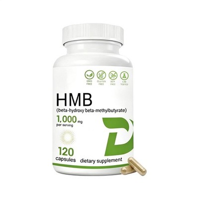 Triple Strength HMB 1000mg Per Serving, 120 Caps Non GMO/Gluten Free