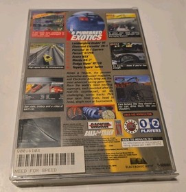 Road & Track Presents: The Need for Speed (Sega Saturn 1996) CIB Complete EXC