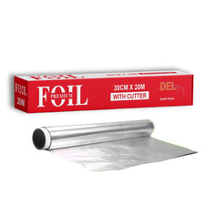 Aluminium Foil Roll 300mm x 20m | Heavy Duty Kitchen Catering Food Wrap
