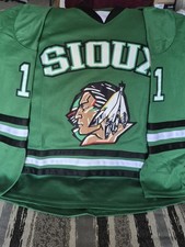 Ndsu Stitched Zach Parise North Dakota Fighting Sioux Jersey Mens Large