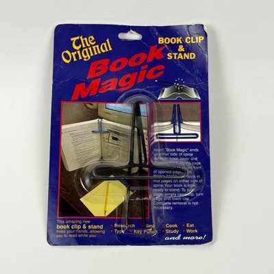 Magic Book Stand The Original Book Magic Book Clip & Stand | eBay