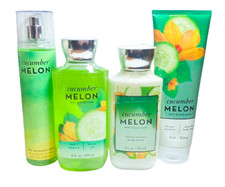 Bath  Body Works 4 pc CUCUMBER MELON Mist Gel Cream Lotion  FREE SHIPPING